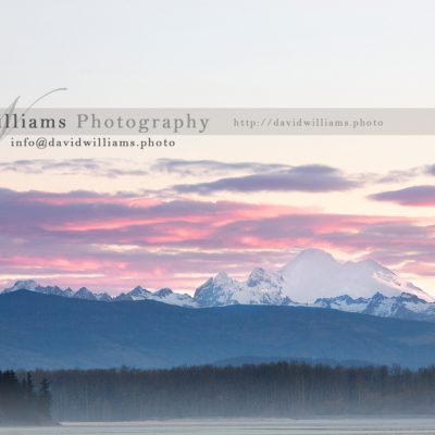 Photo, Photography, Image, Print, Canvas, Metal, Sunset, Sunrise, Mt Baker, Fog, Mist