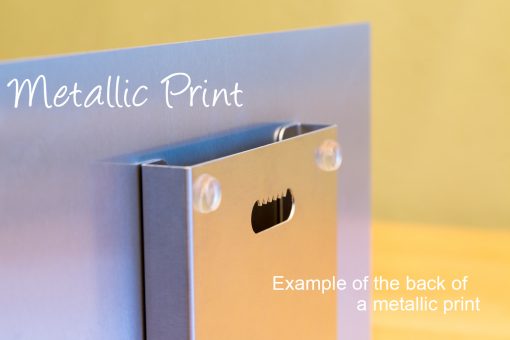 Metallic Print Aluminum Back